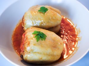 Ardei umpluti at Pofta de Verde in Constanta