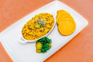 Pate de cartofi dulci at Pofta de Verde in Constanta