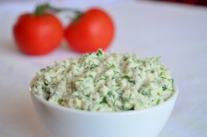 Crema de branza vegana cu verdeturi at Pofta de Verde in Constanta