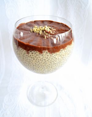 Budinca cu chia at Pofta de Verde in Constanta