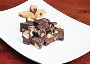 Ciocoalata raw vegana at Pofta de Verde in Constanta