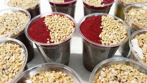 Chia sweet cups at Pofta de Verde in Constanta