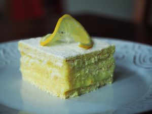 Lemon Cake at Pofta de Verde in Constanta