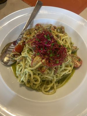 Cashew pesto Spaghetti   at Glocke in Rothenburg Ob Der Tauber