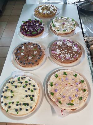 Vegan pies at Hiša Kruha in Maribor