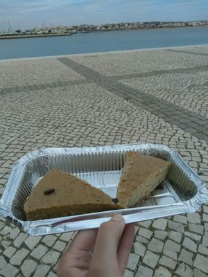 Coffee Cheesecake  at A Vegana in Portimao