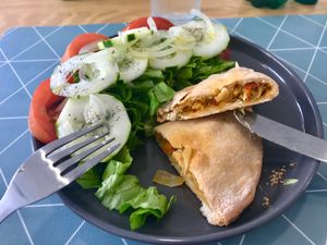 Empanada de legumbres  at A Vegana in Portimao