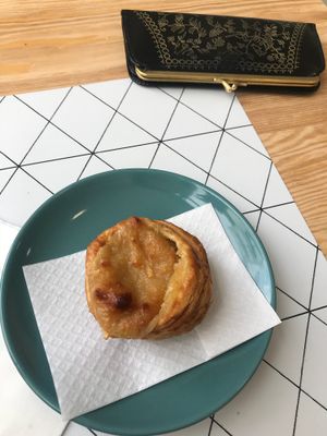 Vegan pastel de nata at A Vegana in Portimao