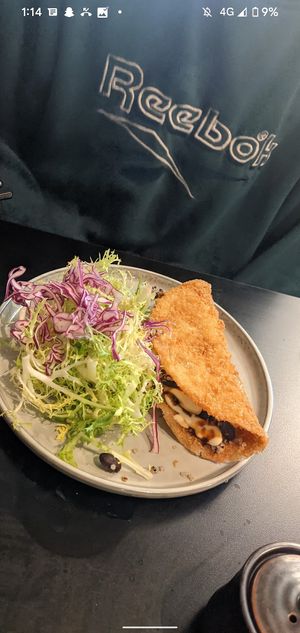 Black bean taco at Koko in Sheffield