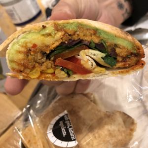 Amazing mexican inspired flatbread at LGW - Pret A Manger -  ST in Horley