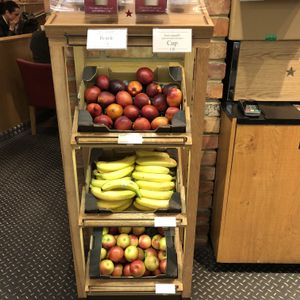 Fresh fruit stand at LGW - Pret A Manger -  ST in Horley