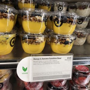 Vegan dessert at LGW - Pret A Manger -  ST in Horley