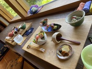Beautiful and delicious local produce  at Nana Iro Nonta in Yamaguchi