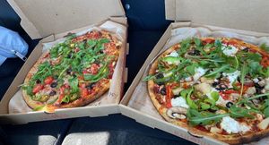 Great place for vegetarians! So many options. Great price  at Blaze Pizza in Toronto