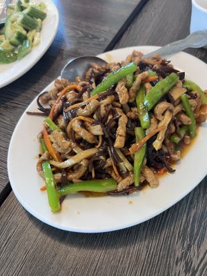 Szechuan “pork”  #Veganuary at House of Fortune - Chino in Chino