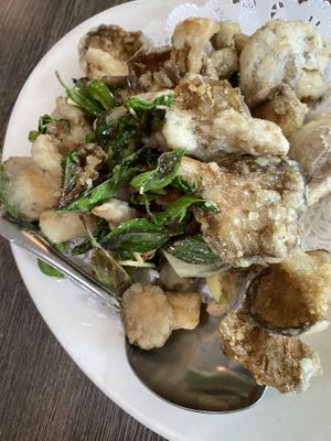 Oyster mushroom   at House of Fortune - Chino in Chino