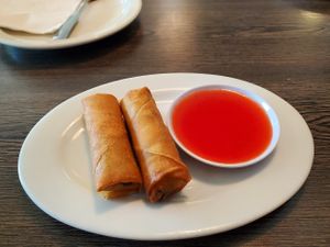 Spring rolls at House of Fortune - Chino in Chino