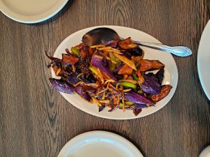 Szechuan Eggplant at House of Fortune - Chino in Chino