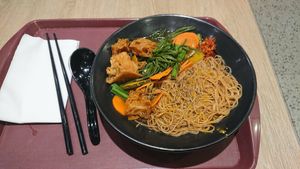 Thin noodles at Vege Creek 蔬河 - 101 in Taipei