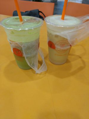 Too much plastic at SF Fruits & Juices - VivoCity in Central Singapore
