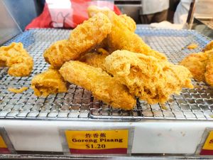Banana fritter at Pasir Ris You Tiao - Stall in East Singapore