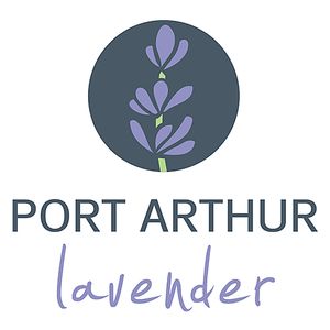 logo at Port Arthur Lavender Farm in Port Arthur