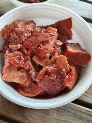 Veggie BBQ pork  at Huong Sen Tofu in Sacramento