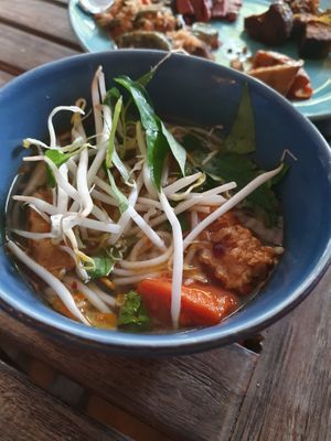 Veggie Beef Soup, my favourite  at Huong Sen Tofu in Sacramento