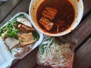 Their soups are the best  at Huong Sen Tofu in Sacramento