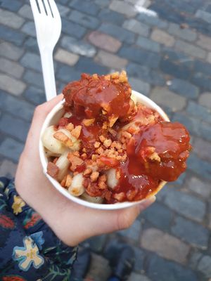 The ultimate - mac and cheese and meatballs at Tara's Vegan Treats in St Albans