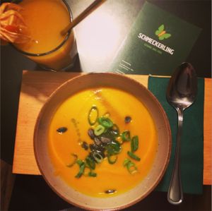 Pumpkin-Apple-Soup  at Schmeckerling in Munich