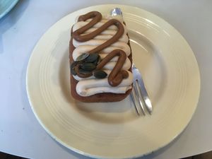 Banana Biscoff cake 🍰  at Sift in Otley