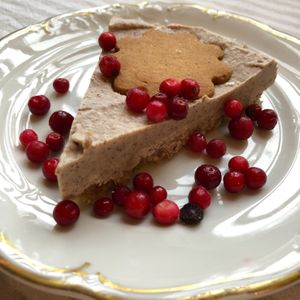 Gingerbread Rawcake  at Atmajala in Norrtalje