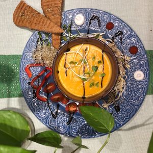 Soup of the day at Atmajala in Norrtalje