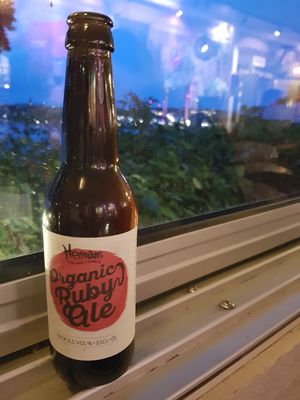 Eigen bier at Hermans in Stockholm