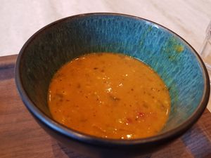 Lentil soup = awesome at Hermans in Stockholm