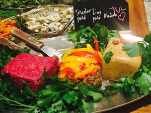 Christmas patees at Hermans in Stockholm