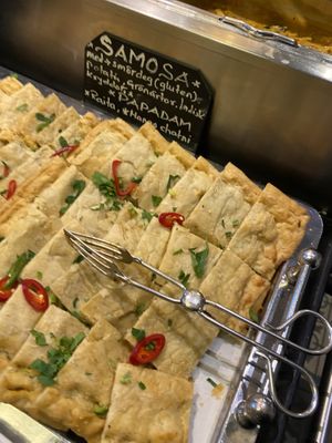 Samosas   at Hermans in Stockholm