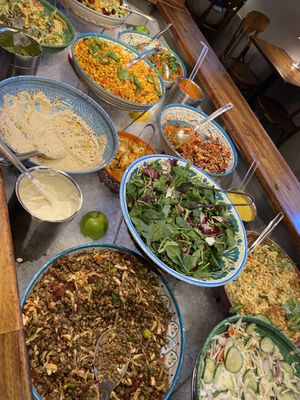 Buffet   at Hermans in Stockholm