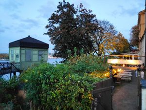 The terrace  at Hermans in Stockholm