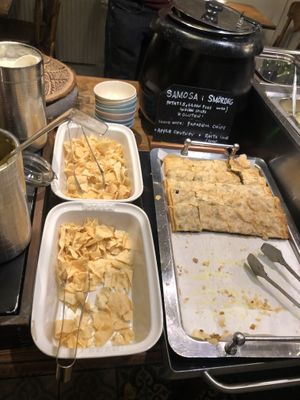 Samosa  at Hermans in Stockholm