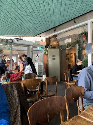 Sitting area😄  at Hermans in Stockholm