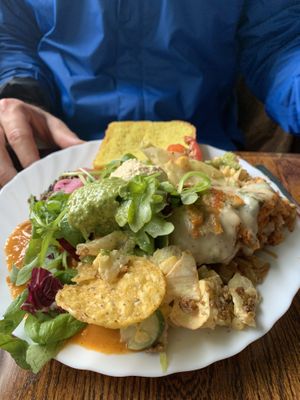 Full plate!   at Hermans in Stockholm