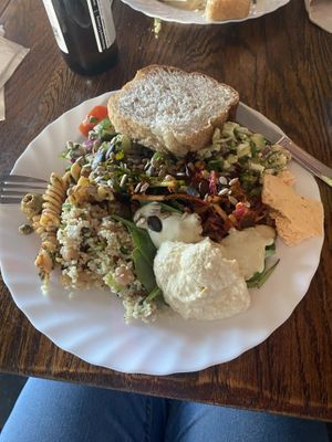 Buffet style  at Hermans in Stockholm