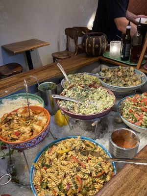 Buffet slay  at Hermans in Stockholm