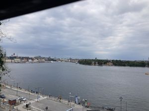 A meal with a view   at Hermans in Stockholm