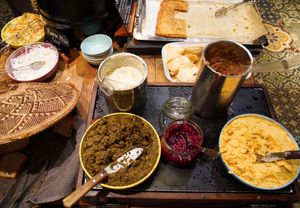 Buffet (part 4) at Hermans in Stockholm