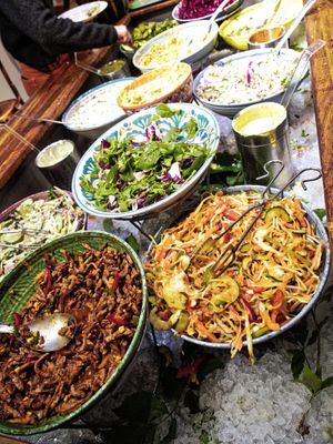 Buffet (part 5) at Hermans in Stockholm