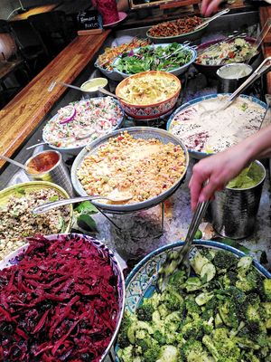 Buffet (part 3) at Hermans in Stockholm