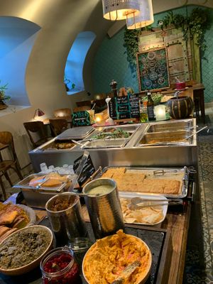 Summer buffet 2023 at Hermans in Stockholm